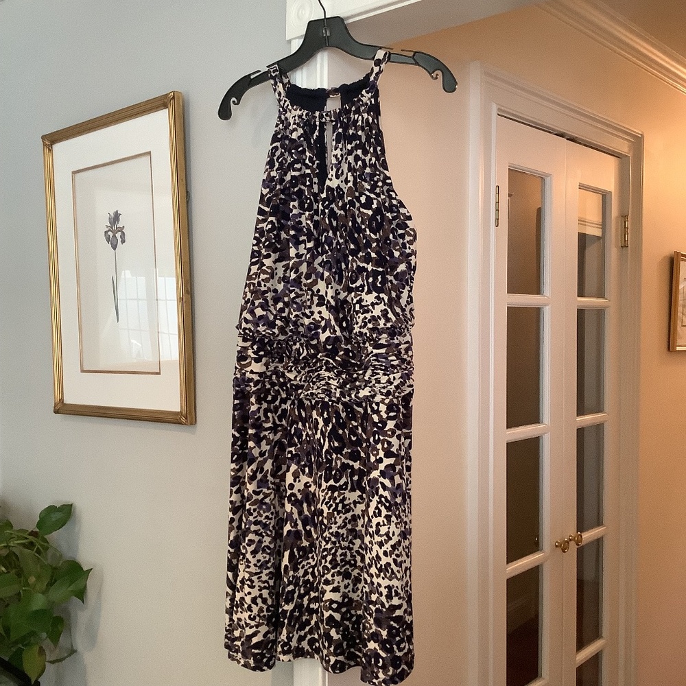 Suzy Chin for Maggy Boutique Leopard print dress, Size 8